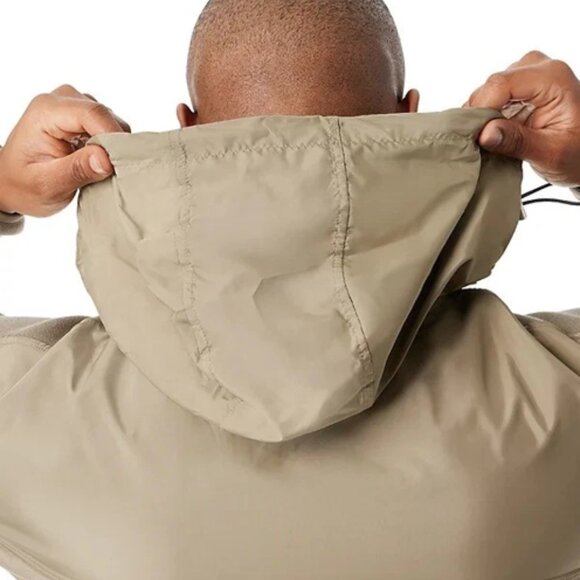 Bass Outdoor Sweatshirt Men's -Green-Reg-Fit-Convertible Hood 1/4-Zip-NWT - Picture 6 of 8